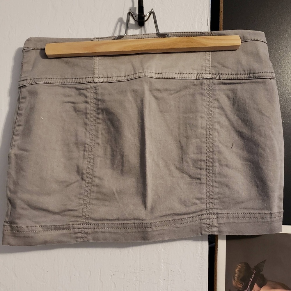 Zara Studded Zippered Mini Skirt - Picture 2 of 4